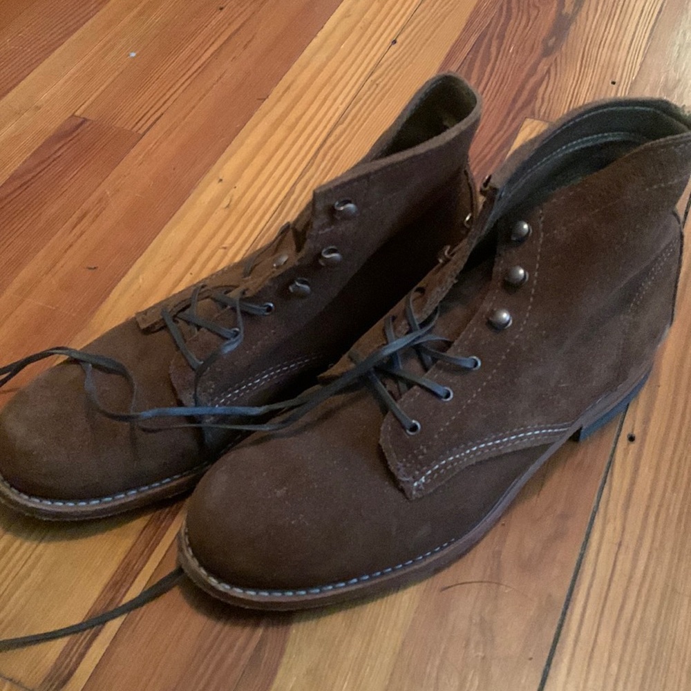 Wolverine Brown Lace Up Boots